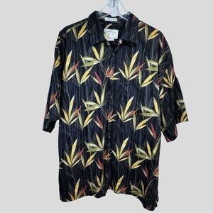 Bamboo Cay Mens XXL Short Sleeve Hawaiian Button Up Shirt Resort Wear Tropical